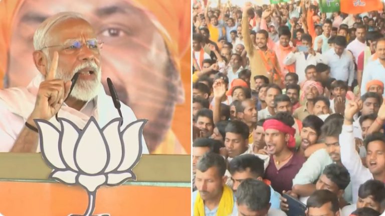 मगध और चंद्रगुप्त का बिहार है ये: पीएम मोदी ने बिहार के जमुई में राजद और कॉन्ग्रेस पर बोला हमला, कहा- आटे के लिए तरसने वाले देश के सामने कॉन्ग्रेस सरकार गिड़गिड़ाती थी