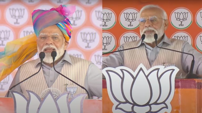 ‘कॉन्ग्रेस के घोषणा-पत्र पर मुस्लिम लीग की छाप, बचे-खुचे पर वामपंथी हावी’: अजमेर में गरजे PM मोदी, सहारनपुर में बोले – पुराणों में लिखा है माँ शक्ति से लड़ने वालों का क्या हुआ