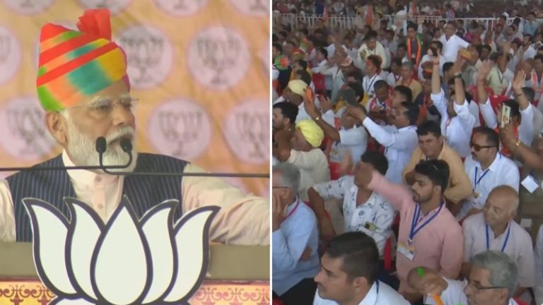 जहाँ से निर्दलीय लड़ रहे रवींद्र सिंह भाटी के सोशल मीडिया में चर्चे, वह जमीन ‘मोदी मोदी’ के नारों से गूँज उठा: बाड़मेर में बोले PM- 4 जून, 400 पार