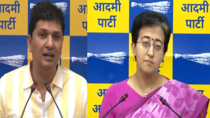 AAP मंत्री सौरभ भारद्वाज और आतिशी मार्लेना
