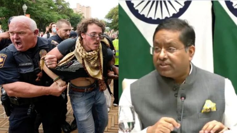 ‘घर के काम पर होता है मूल्यांकन, न कि विदेश में कही गई बातों पर’: अमेरिकी यूनिवर्सिटीज में फिलिस्तीन समर्थक प्रदर्शनों के खिार पुलिस कार्रवाई पर भारत