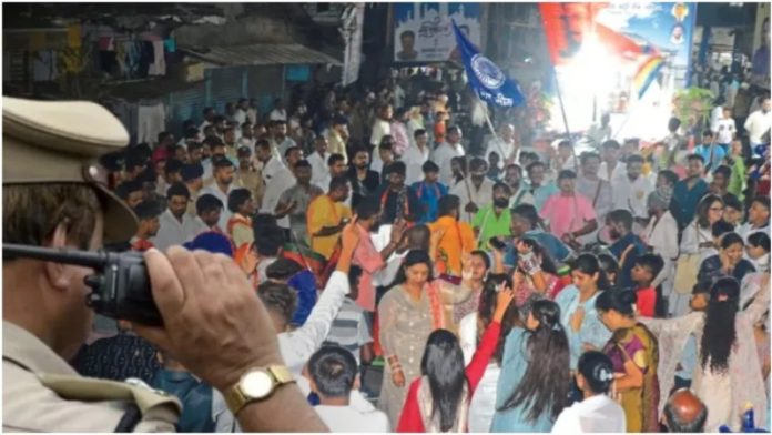 डॉक्टर आम्बेडकर की जयंती पर हमला