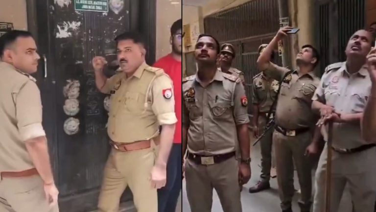बेटे समेत फरार हुए AAP विधायक अमानतुल्लाह खान? 25 की संख्या में घर पर पहुँची यूपी पुलिस तो गेट पर लगा मिला ताला, पेट्रोल पंप पर बाप-बेटे ने की थी गुंडई