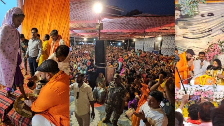 120 लोगों की हुई घर-वापसी, छत्तीसगढ़ में ‘श्री वनवासी राम कथा’ में जुटी श्रद्धालुओं की भारी भीड़: जशपुर राजघराने के लाल ने पाँव पखार कर सनातन धर्म में किया स्वागत