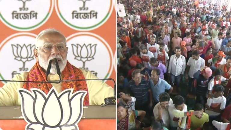 ‘संदेशखाली की बहनों को डराया जा रहा, हिन्दुओं को बना दिया दोयम दर्जे का नागरिक’: बंगाल में गरजे PM मोदी, मिल कर रोने लगीं महिलाएँ