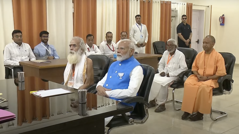 काल भैरव से अनुमति ले PM मोदी ने लगातार तीसरी बार वाराणसी से भरा पर्चा: राम मंदिर का मुहूर्त निकालने वाले गणेश शास्त्री भी बने प्रस्तावक, NDA दिग्गजों का जमघट