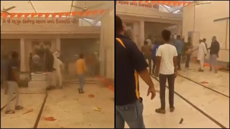 गुजरात के प्रेरणा पीठ निष्कलंकी मंदिर पर मुस्लिम भीड़ का हमला: VHP ने बताया- पूर्व नियोजित हमले में कई देवी-देवताओं की मूर्तियाँ तोड़ी गईं