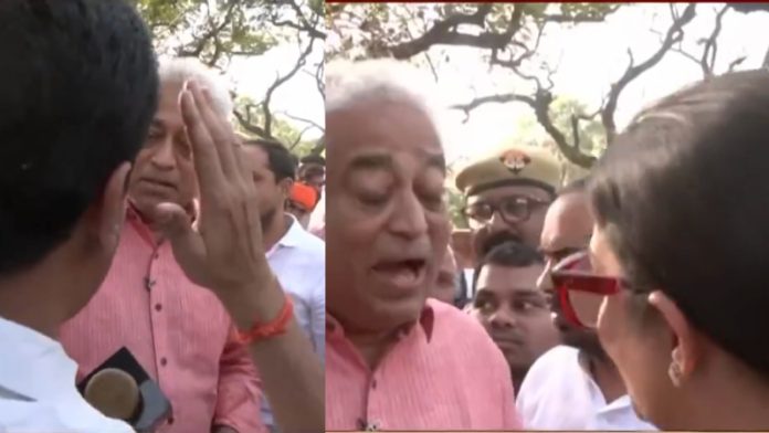 स्मृति ईरानी, राजदीप सरदेसाई, अमेठी