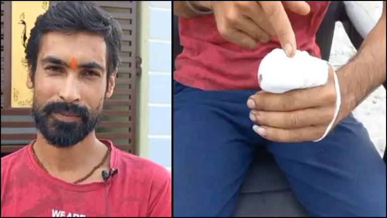 बीजेपी का एक कार्यकर्ता ऐसा भी! काउंटिंग के दौरान पार्टी पिछड़ी तो देवी माँ से माँगी ‘मन्नत’, कमल खिलने के बाद अपनी ‘उंगली’ काट मंदिर में कर दिया अर्पित