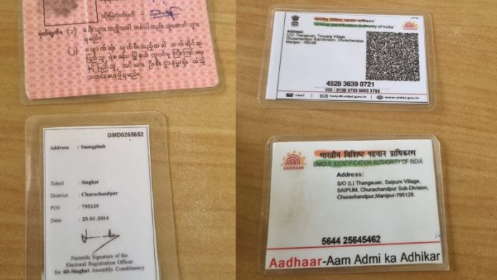 मणिपुर, फर्जी आधार कार्ड, वोटर आईडी