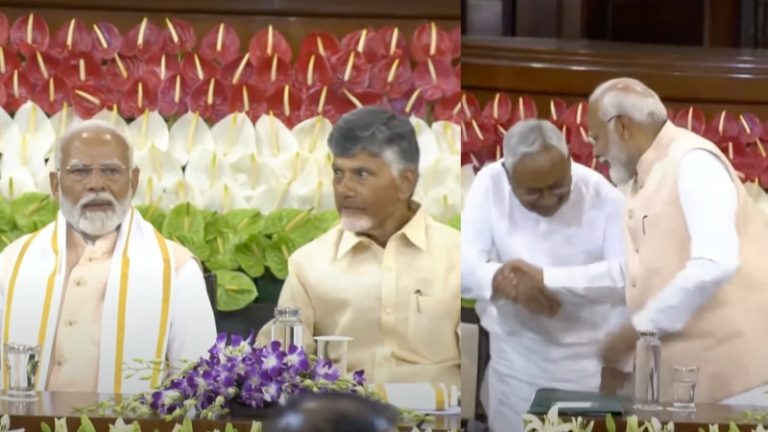 NDA ने नरेंद्र मोदी को चुना नेता: नीतीश बोले – अगली बार भी आपके नेतृत्व में ही लड़ेंगे, आपके हर फैसले में साथ रहेंगे; नायडू ने बताया गर्व का क्षण