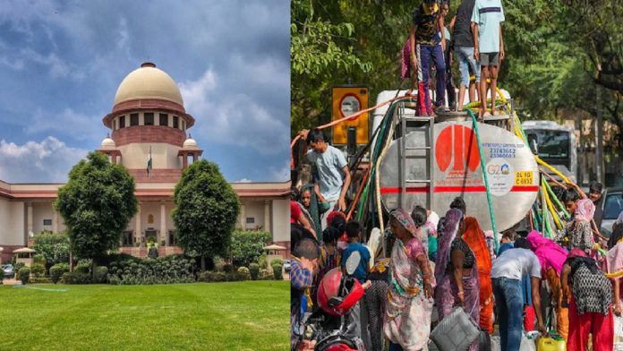 सुप्रीम कोर्ट, दिल्ली जल संकट