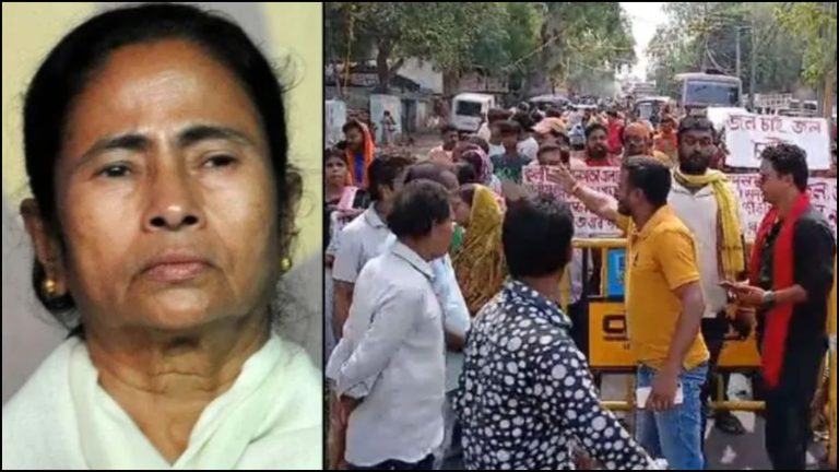 ‘हमारे इलाके में हार गई TMC, इसलिए पानी की आपूर्ति बंद की’: बंगाल के कुल्टी में जल संकट, ममता सरकार के खिलाफ प्रदर्शन
