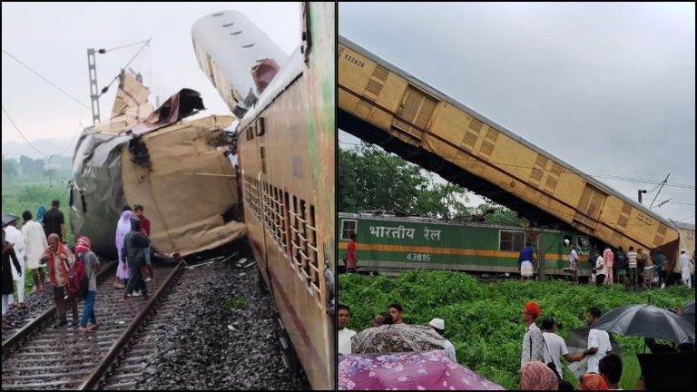 सिग्नल पर नहीं रुकी मालगाड़ी, एक-दूसरे पर चढ़ गई ट्रेनें: कंचनजंगा एक्सप्रेस की बोगियों के उड़े परखच्चे, मृतकों में लोको पायलट और गार्ड भी