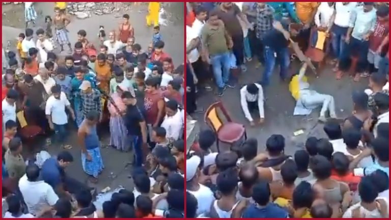 वीडियो में देखिए पश्चिम बंगाल की ‘शरिया अदालत’, भीड़ के सामने महिला को जमीन पर पटक कर पीटता ताजेमुल उर्फ़ JCB: भाजपा बोली – TMC विधायक हमीदुल रहमान का है करीबी