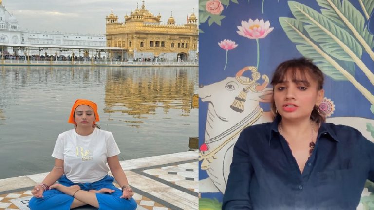 अमृतसर के स्वर्ण मंदिर में योग करने वाली इंस्टाग्राम इंफ्ल्यूएंसर ने SGPC को ललकारा, FIR वापस नहीं लेने पर कानूनी कार्रवाई की दी चेतावनी: कहा- मेरा काम प्रभावित हो रहा