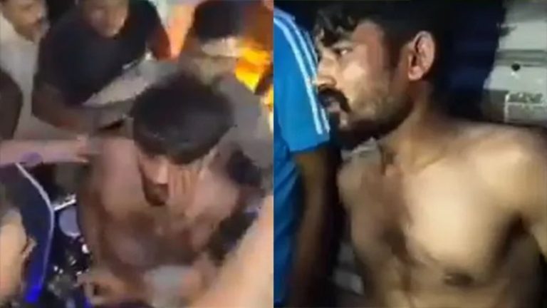 ‘हिन्दुओं की भीड़ ने मुस्लिम युवक को पुलिस के आगे नंगा कर के पीटा’: इस्लामी हैंडलों ने वायरल किया वीडियो, सच्चाई जान कर चौंक जाएँगे आप