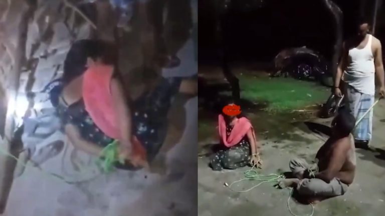महिला को रस्सी से बाँध कर परेड निकाला, डंडे से पीटा, जमीन पर छटपटाती रही… बंगाल में ताजेमुल की ‘शरिया अदालत’ का दूसरा वीडियो, TMC विधायक बताते हैं ‘मुस्लिम राष्ट्र’