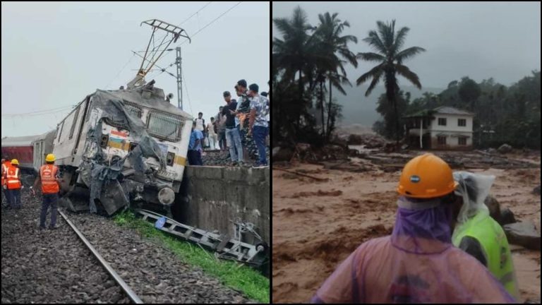 अब झारखंड में रेल हादसा, हावड़ा से मुंबई जा रही ट्रेन के 18 डिब्बे पटरी से उतरे: केरल के वायनाड में भारी बारिश के बीच भूस्खलन, मलबे में सैकड़ों दबे
