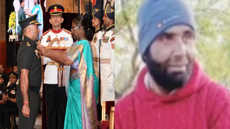 भारत में शरिया लागू करना चाहता था जो आतंकी लतीफ़, उसे मार गिराने वाले राजेंद्र प्रसाद जाट को ‘शौर्य चक्र’: कश्मीरी हिन्दू राहुल और TikToker आमरीन की कर दी थी हत्या