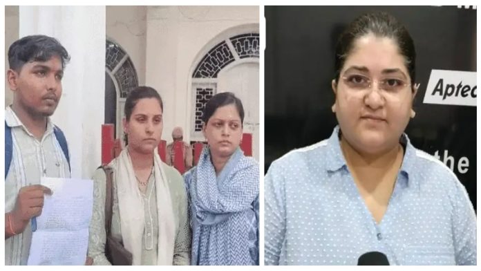 हिंदू छात्राएँ और इंस्टीट्यूट की डायरेक्टर रक्शंदा खान