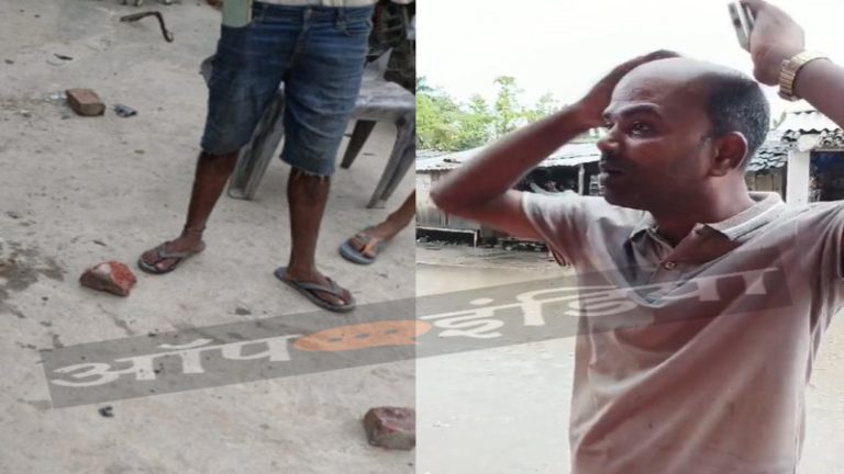 ‘सड़क का काम रोको’: नारेबाजी करते हुए मुस्लिम भीड़ ने हिन्दुओं पर किया हमला, ज़ाहिर दर्जी की छत से दनादन चले पत्थर, पीड़ितों में अधिकतर दलित