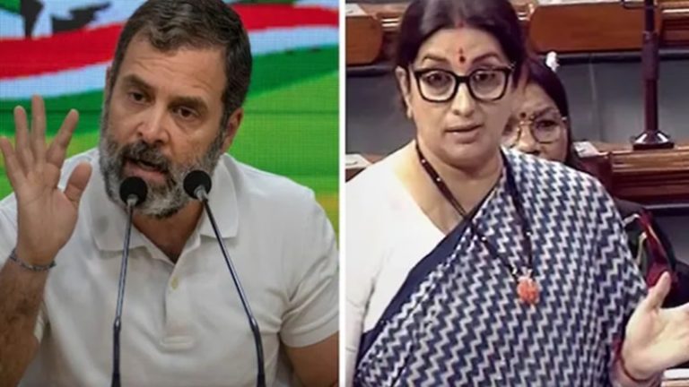 उधर कॉन्ग्रेसी बक रहे गाली पर गाली, इधर राहुल गाँधी कह रहे – स्मृति ईरानी अभद्र पोस्ट मत करो: नेटीजन्स बोले – 98 चूहे खाके बिल्ली हज को चली