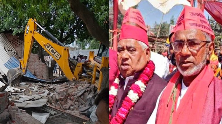 मोईद खान की बेकरी पर चला योगी का बुलडोजर, OBC बच्ची के रेप के मामले में एक्शन: परिवार से मिल कर रो पड़े मंत्री संजय निषाद