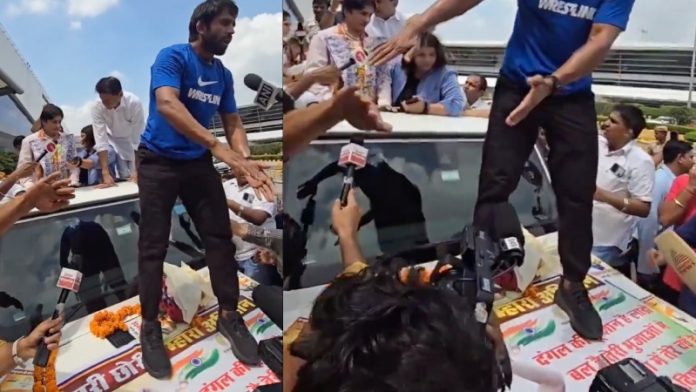 बजरंग पूनिया, तिरंगा, जूते
