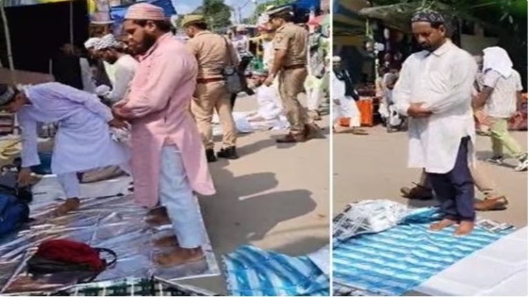 उर्स में शामिल होने आए मुस्लिम सड़कों पर पढ़ने लगे नमाज, UP पुलिस ने खदेड़ा: चादर जुलूस का हिंदुओं ने किया विरोध- गाँव में नई प्रथा शुरू नहीं करने देंगे