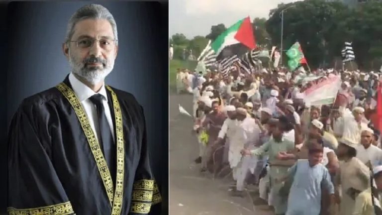 पाकिस्तान के चीफ जस्टिस का सिर काटने पर 1 करोड़ रुपए, इस्तीफे को लेकर सुप्रीम कोर्ट में घुसी ‘भीड़’: ईशनिंदा में अहमदिया व्यक्ति को बरी करने से भड़के इस्लामी कट्टरपंथी
