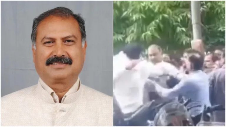 पूर्व CRPF जवान ने MLA रफीक खान पर पत्नी को परेशान करने का लगाया आरोप, कॉन्ग्रेसी कार्यकर्ताओं ने उसे बुरी तरह पीटा: सामने आया वीडियो