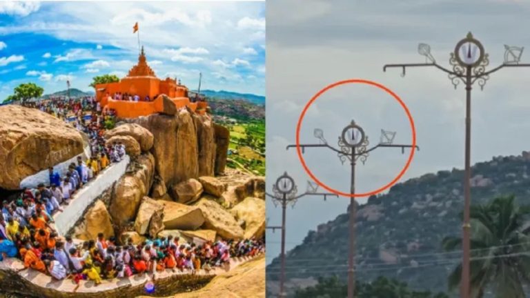 कर्नाटक में बिजली पोल से ‘मजहब’ आहत: बजरंगबली के जन्मस्थान से गदा-धनुष की आकृति वाले खंबे हटाने का आदेश, हिंदुओं के विरोध के बाद पीछे हटा प्रशासन