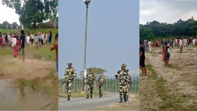 हिंसा की आग में जल रहे बांग्लादेश से भागे हिंदू, बंगाल बॉर्डर पर BSF ने रोका: नो मैन्स लैंड में सैकड़ों लोगों ने शरण ली, वापस लौटने से किया इनकार