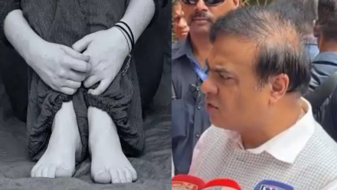 ढींग में नाबालिग का बलात्कार