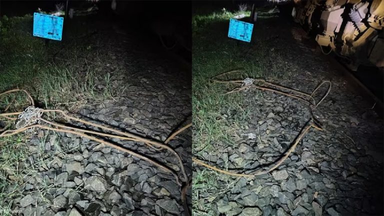 मध्य प्रदेश में रेलवे ट्रैक पर रखे थे 15 फीट लंबे 3 सरिए, टक्कर होते ही ड्राइवर ने लगाए इमरजेंसी ब्रेक: इसी तरह कानपुर में पलटी थी साबरमती एक्सप्रेस, IB कर रही है जाँच
