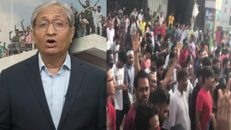 प्रधानमंत्री आवास में हुई लूट, लूट नहीं… जनता का अधिकार और शक्ति: बांग्लादेश की लूटेरी इस्लामी भीड़ के साथ रवीश कुमार – ये है निष्पक्ष पत्रकारिता?