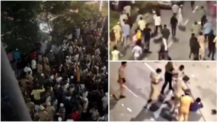 AIMIM की रैली पर मुंबई पुलिस ने किया लाठीचार्ज