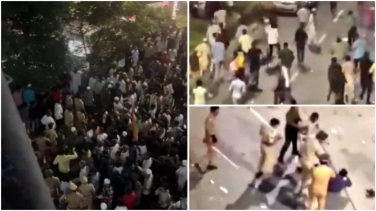 नाम ‘मुंबई चलो रैली’, नारे ‘सर तन से जुदा’ के: AIMIM नेता ने जुटाए जो हुड़दंगी उनसे सड़क खाली कराने के लिए पुलिस ने किया लाठीचार्ज, FIR भी दर्ज
