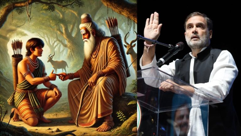 राहुल गाँधी, राही मासूम रजा की स्क्रिप्ट नहीं है ‘महाभारत’, शोषित नहीं था वह एकलव्य जिसका अँगूठा दिखा आप भारत को कर रहे बदनाम: पढ़िए कैसे बिछा दी थी यादवों की लाशें