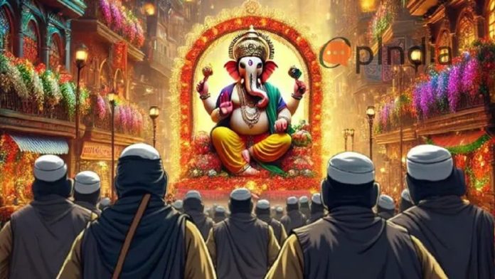गणेश चतुर्थी, मुस्लिमों की हिंसा