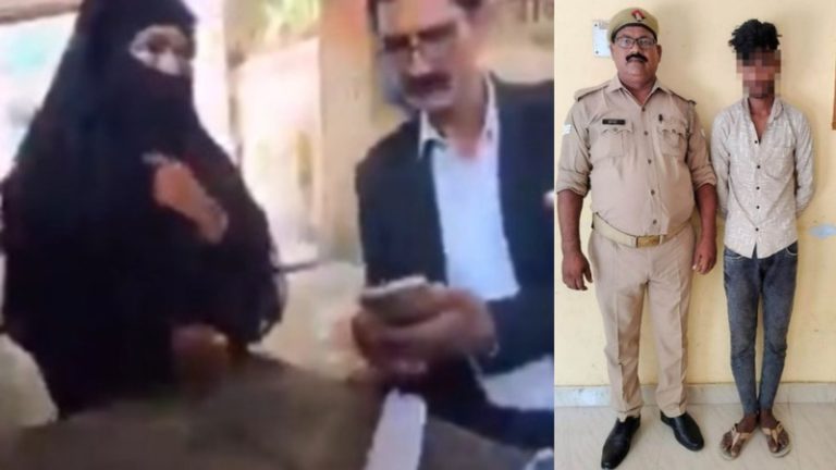 नाबालिग हिन्दू लड़की को भगा ले गया मोहम्मद मुस्लिम, बुर्का पहना कर पहुँच गया निकाह करने: माँग में सिन्दूर देख कर वकीलों ने पकड़ कर पुलिस को सौंपा