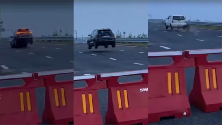एक्सप्रेसवे की बदहाली पर एक्शन मोड में NHAI: 4 इंजीनियरों पर गिरी गाज, ठेकेदार पर ₹50 लाख का जुर्माना – खराब सड़क की वायरल हुई थी वीडियो