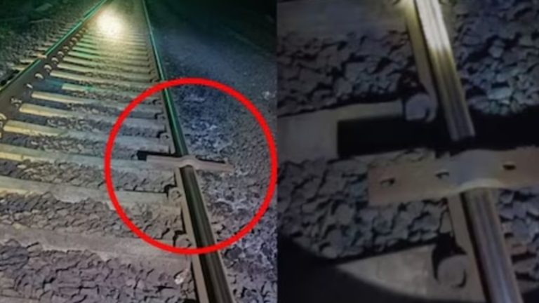 गुजरात के सूरत में ट्रेन को पलटने की थी साजिश, ट्रैक पर लगी मिली फिश प्लेट: केस दर्ज, लाइनमैन की सतर्कता से हादसा टला