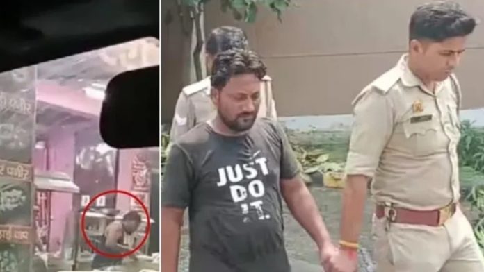 थूक वाली रोटी बनाने वाला गिरफ्तार