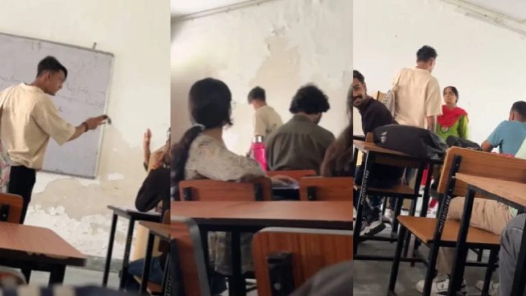 ‘मेरे अब्बू कलेक्टर के साथ उठते-बैठते हैं’: उदयपुर के कॉलेज में महिला प्रोफेसर को धमका रहा था MBA का छात्र मोहम्मद कैफ, क्लास में थूक कर निकला