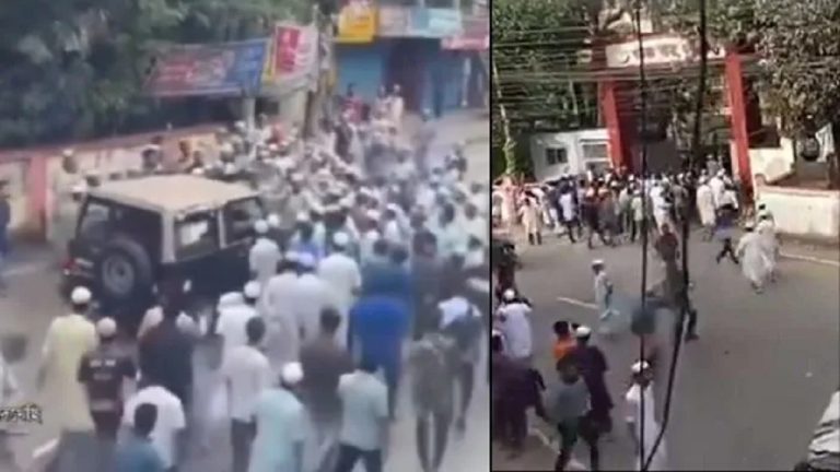 हिंदू युवक की मॉब लिंचिंग के लिए इस्लामी कट्टरपंथियों ने थाने को घेरा, ईशनिंदा में हुई है गिरफ्तारी: सेना की गाड़ियों पर हमला, बांग्लादेश की घटना