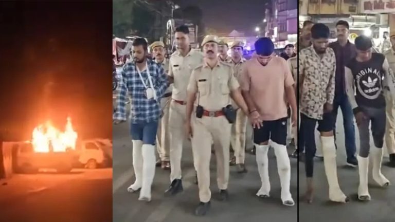 ‘मोहल्ला खाली करके भागो’: अजरुद्दीन सहित 40-50 कट्टरपंथियों ने BJP पार्षद के पति को घोंपा चाकू, पथराव भी; पुलिस ने 4 को गिरफ्तार कर निकाला जुलूस