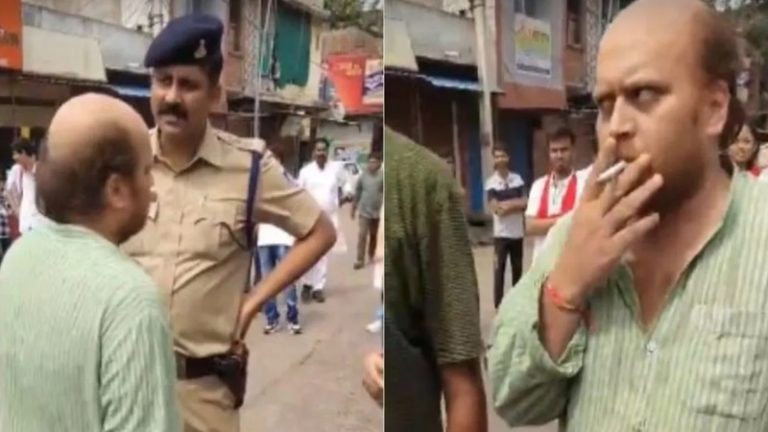 कॉन्ग्रेस नेता दिग्विजय सिंह के भतीजे आदित्य के खिलाफ मध्य प्रदेश में FIR दर्ज: रोड जाम होने पर पुलिसकर्मियों से की बहस, सिगरेट पीते हुए वीडियो वायरल