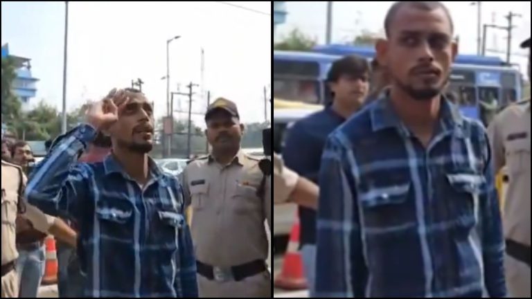 ‘पाकिस्तान जिंदाबाद’ कहने वाले फैजान ने थाने पहुँच लगाए भारत माता के जयकारे, तिरंगे को 21 बार दी सलामी: कहा- गलती कबूल करता हूँ, देखिए Video